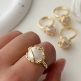 Real pear ring