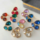 Stainless steel colorful ring