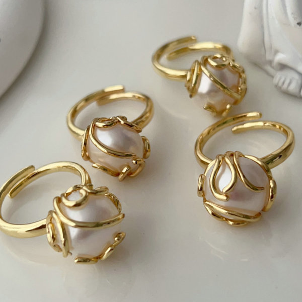 Real pear ring
