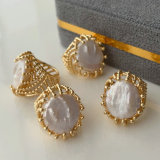 Real pearl ring