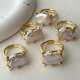 Real pearl ring