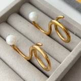 Stainless steel pear ring water proof