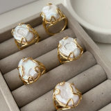 Real pearl ring