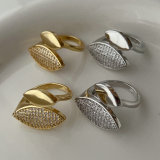 Pave fashion ring