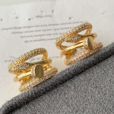 Pave nail ring