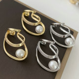 Pave pearl zircon l ear cuff ( pairs )