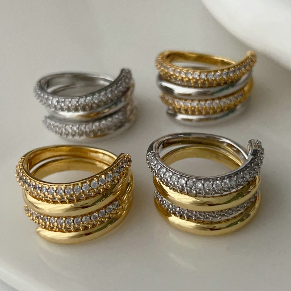 2024 fashion pave ring