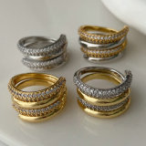 2024 fashion pave ring