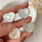 Heart shell  earrings