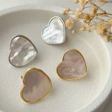 Heart shell  earrings