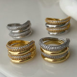 2024 fashion pave ring