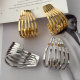 Chunky metal earrings