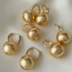 Ball earrings