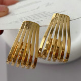 Chunky metal earrings
