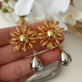 Wire wound earrings