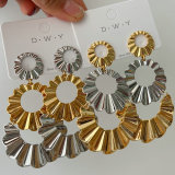 Chunky fan earrings