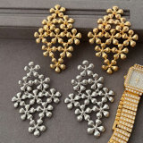 Chunky flower earrings