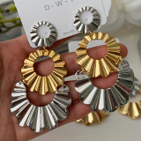 Chunky fan earrings