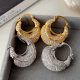 Bling metal earrings