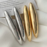 Chunky line metal earrings