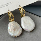 Fresh water pearl drop earrings