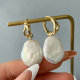 Fresh water pearl drop earrings