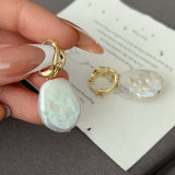 Fresh water pearl drop earrings