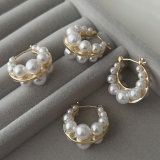 Simple pearl hoop