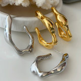 Special metal earrings