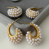 Pearl earrings