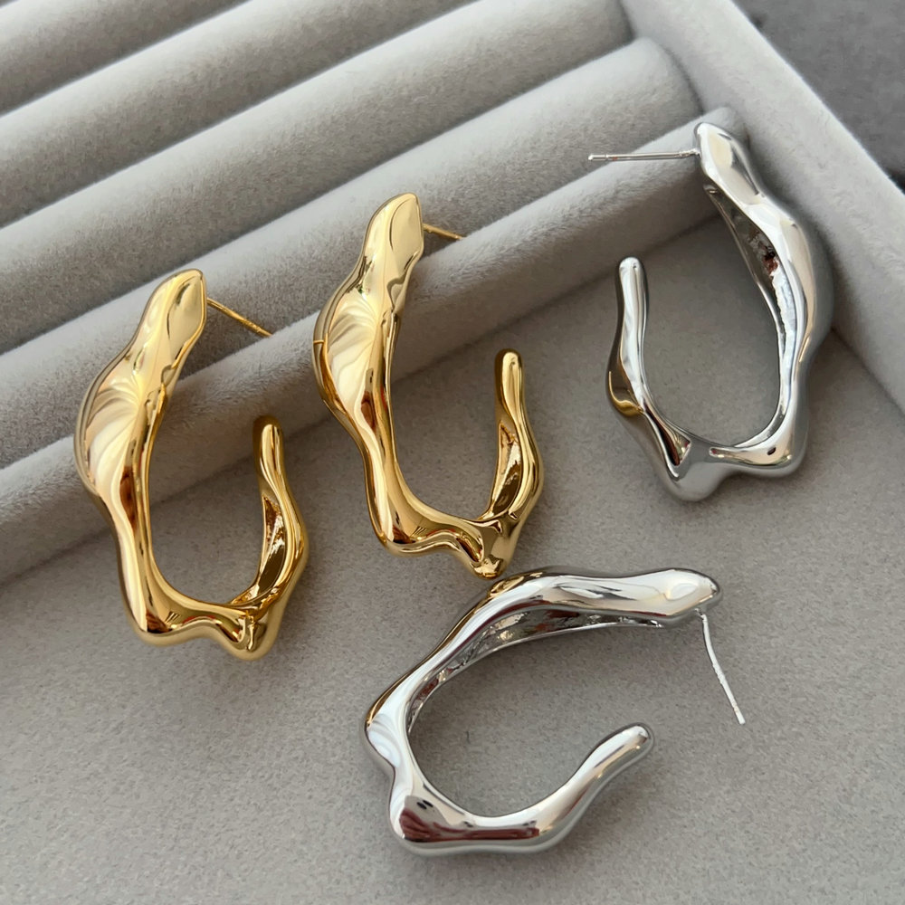 Special metal earrings