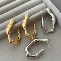 Special metal earrings