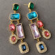Bling party crystal earrings