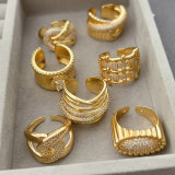 Chunky zircon ring