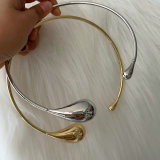 Chunky teardrop necklace