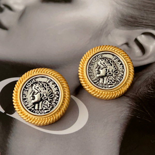 Coin earrings