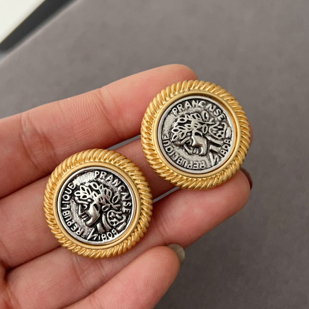Coin earrings