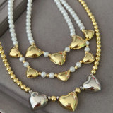 Heart charm necklace