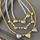 Heart charm necklace