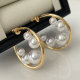 Simple pearl hoop