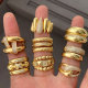Chunky pave adjustable ring
