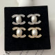 Channel pearl earrings