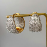 Pave zircon u hoop