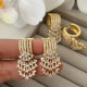 Pave chunky earrings