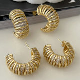 Pave zircon hoop