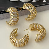Pave zircon hoop