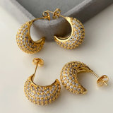Pave zircon hoop