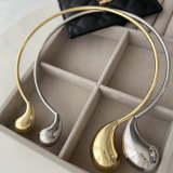 Teardrop chunky necklace