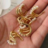 Pearl ear cuff ( pairs )