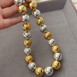 Big ball chunky ccb ball necklace